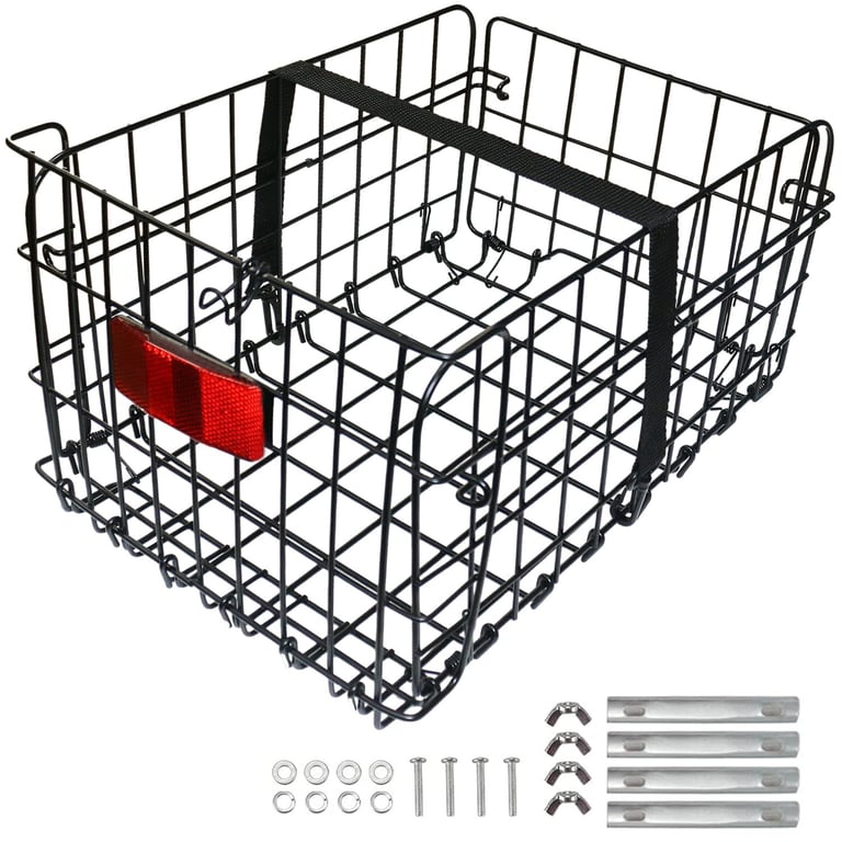Huntoshon Folding Rear Bike Basket