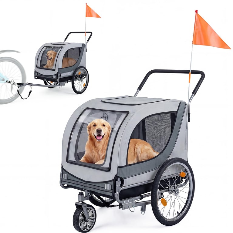 Giantex Dog Bike Trailer & Stroller