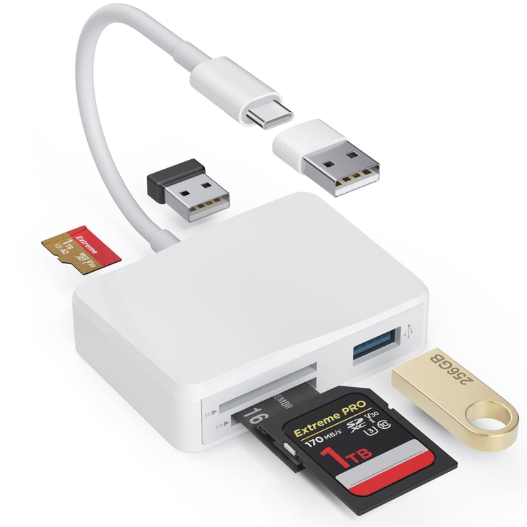 5-in-1 USB-C Card Reader