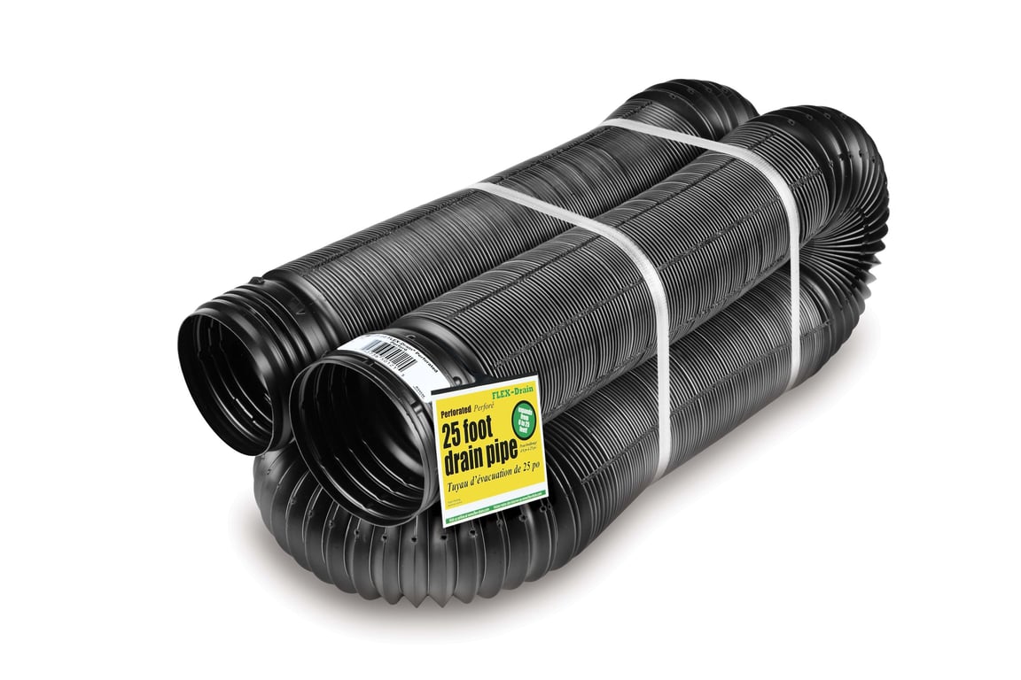 Flex‑Drain Perforated Pipe