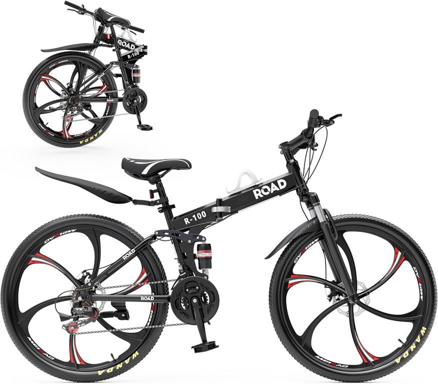 Outroad Folding Mountain Bike