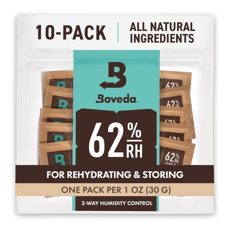 Boveda 62% RH Humidity Packs
