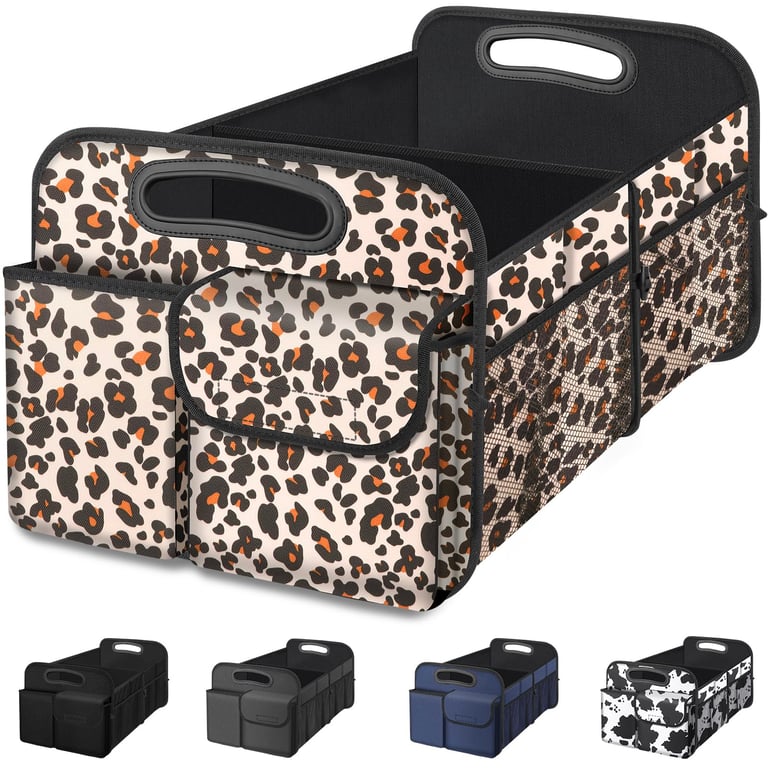 Femuar Leopard Print Trunk Organizer