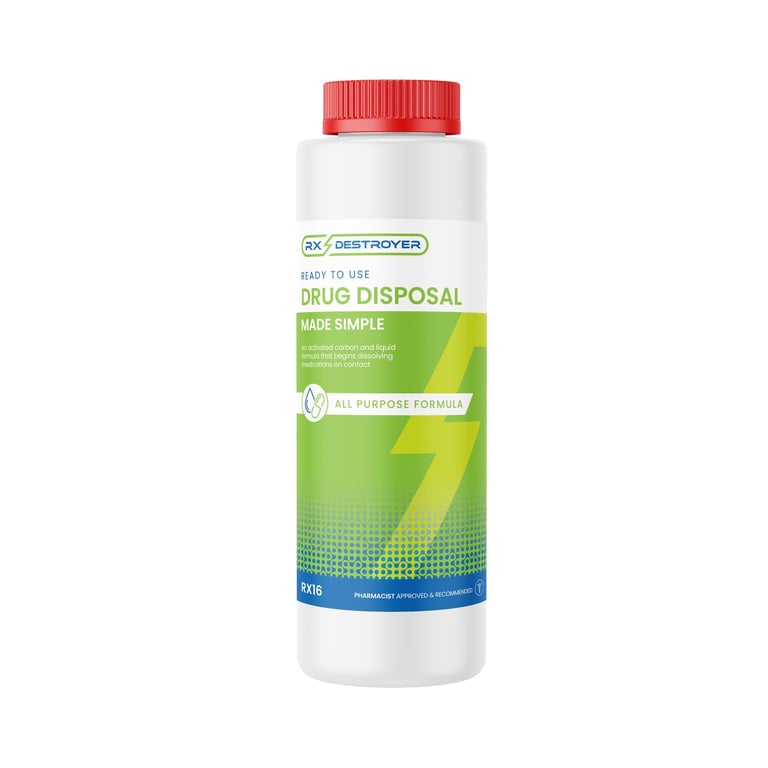 Rx Destroyer Medication Disposal Bottle