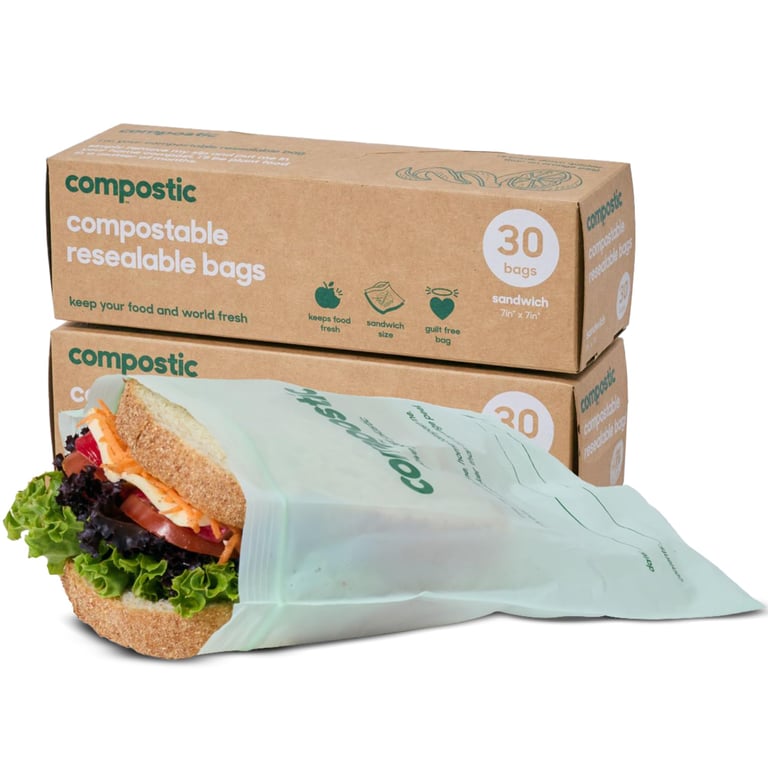 Compostic Compostable Sandwich Bags