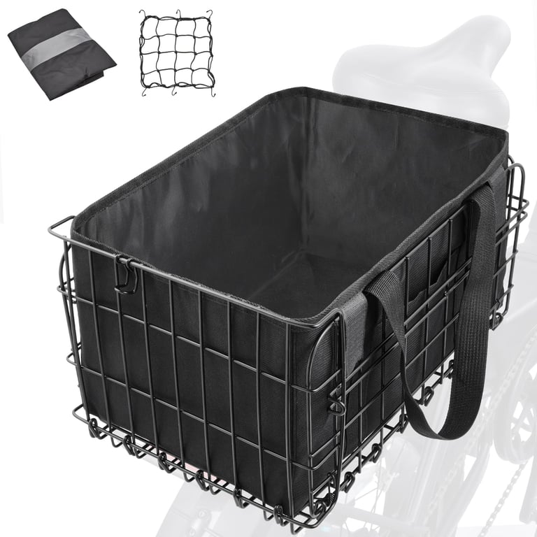 Zacro Rear Folding Metal Bike Basket