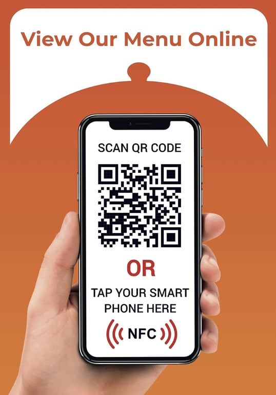 ScanAndBuyWall QR Menu Tap Card