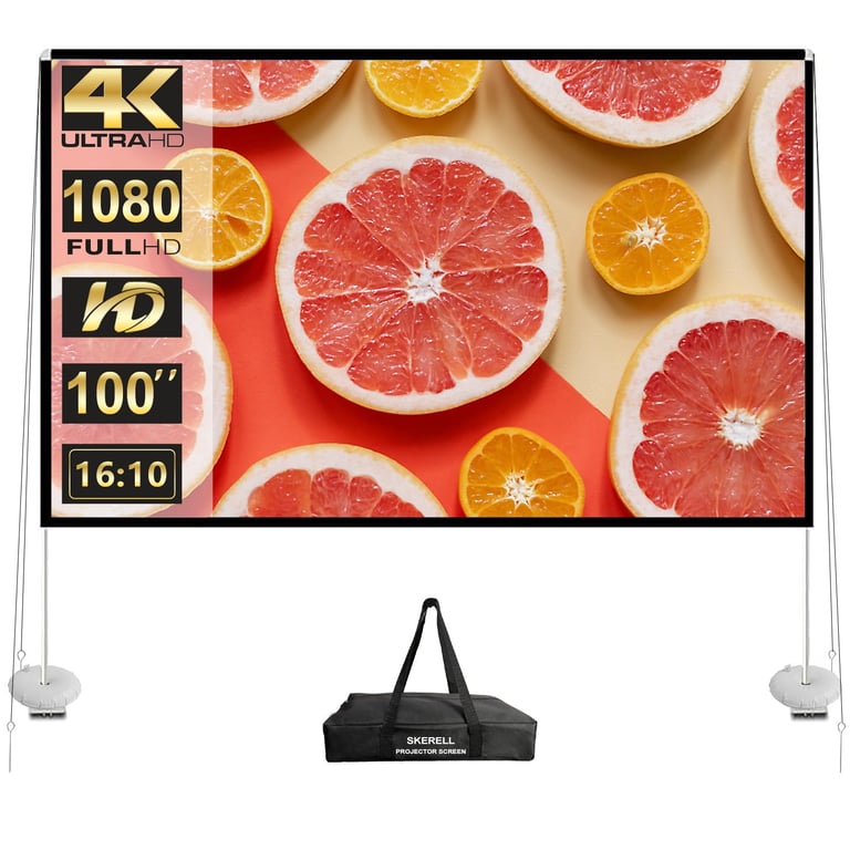 Skerell 100‑Inch Outdoor Projector Screen