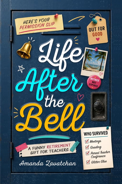 Here's Your Permission Slip: Life After the Bell: A Funny Retirement Gift for Teachers Who Survived Meetings, Grading, Parent Teacher Conferences, and Glitter Glue