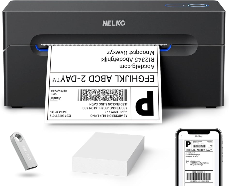 Nelko Bluetooth Shipping Label Printer