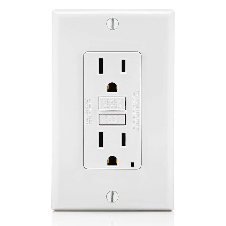 Leviton Slim 15A GFCI Outlet
