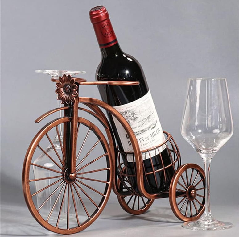 CdyBox Vintage Bicycle Wine Rack
