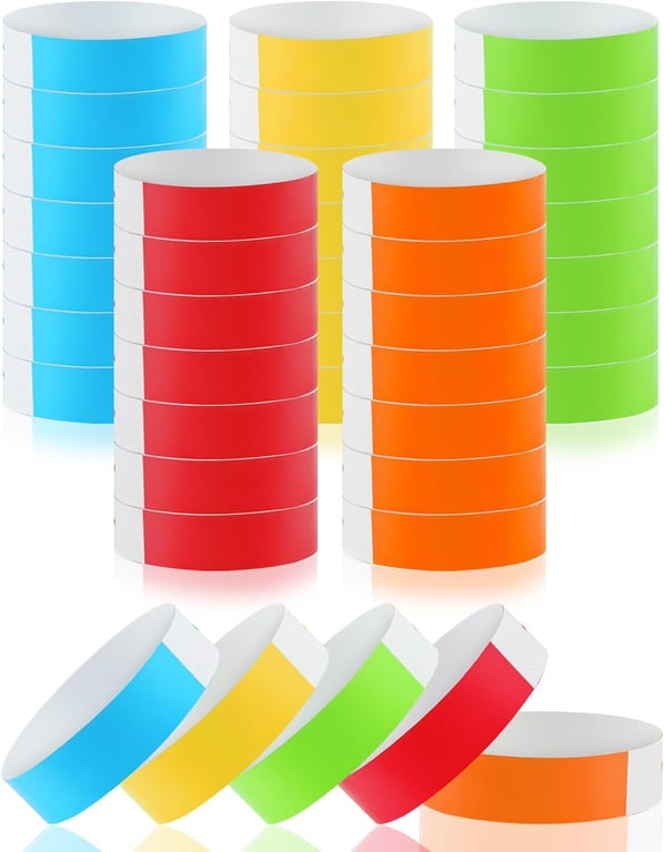 BEVTEE Paper Wristbands