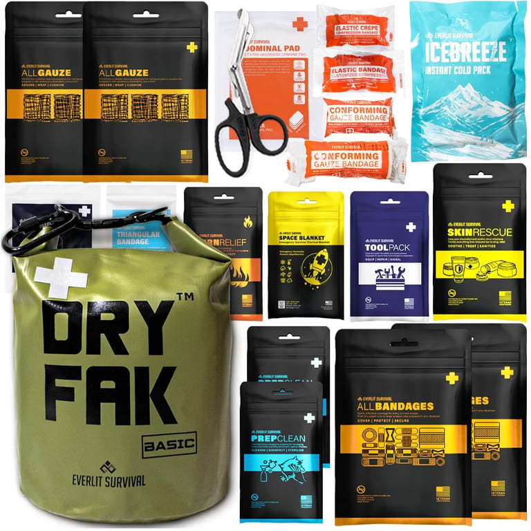 EVERLIT 290 Pc Waterproof First Aid Kit