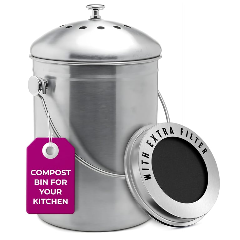 Epica 1.3 Gallon Countertop Compost Bin
