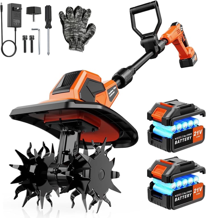 Lazenry Cordless Garden Tiller