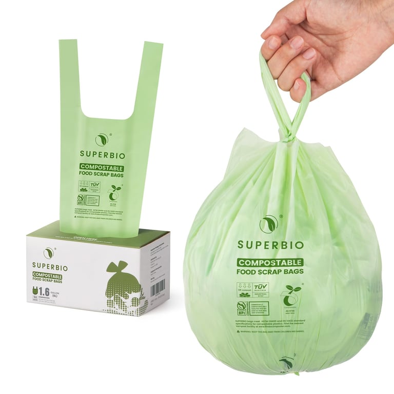 Superbio Compostable Food Scrap Bags