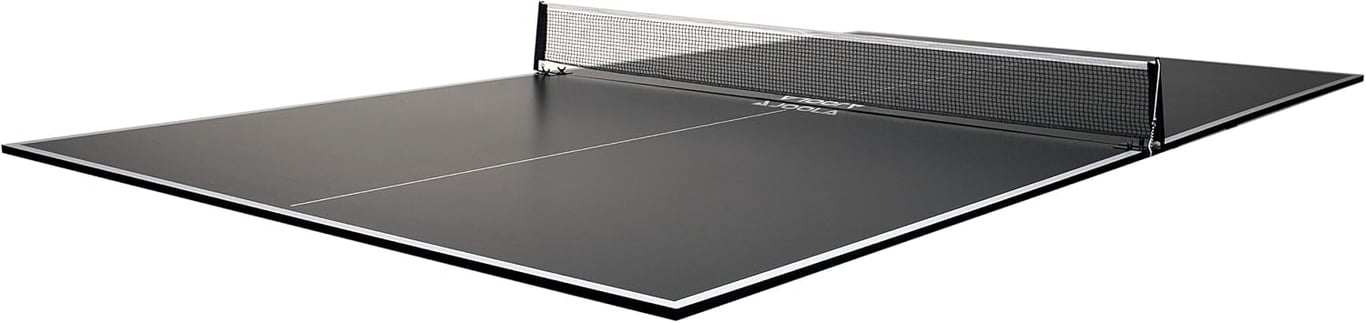 JOOLA Ping Pong Conversion Top with Net Set for Billiard and Pool Tables - Regulation Top Converts Billiards into Ping Pong Table - Includes Foam Padding for Protection - Steel Frame Option