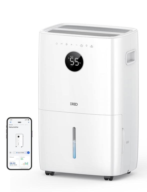 Dreo 110‑Pint Smart Dehumidifier