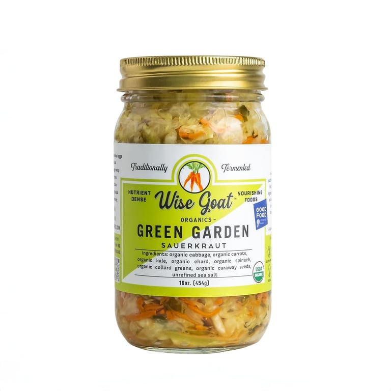 Wise Goat Organics Green Garden Sauerkraut