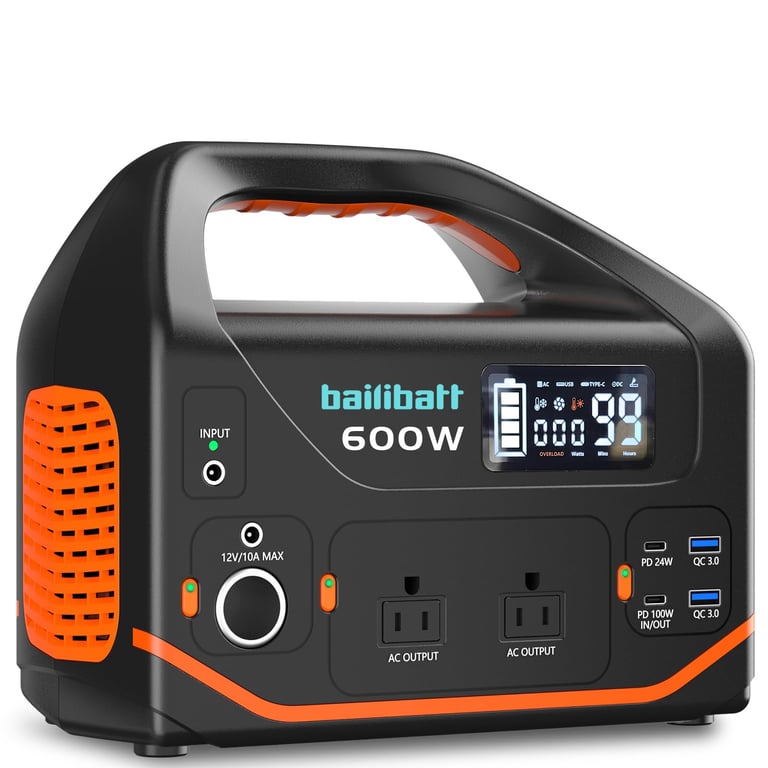 Bailibatt 600W Portable Power Station
