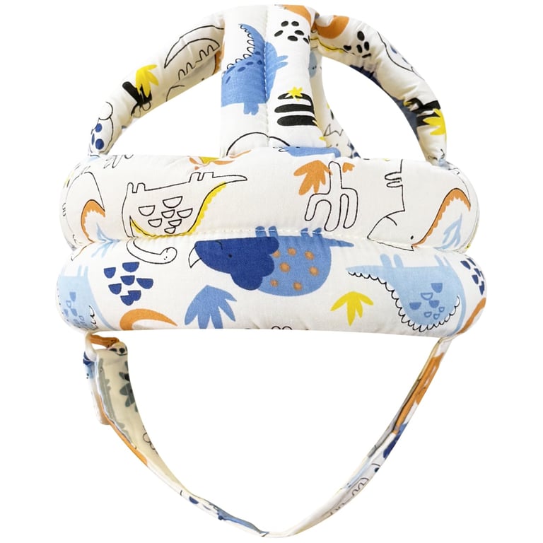 RELYAWAY Blue Dinosaur Baby Helmet