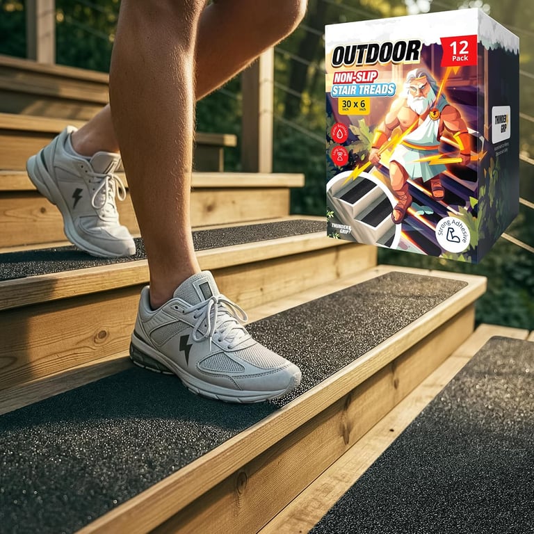THUNDER GRIP Outdoor Stair Treads