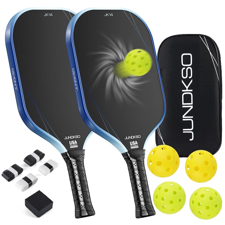 JUNDKSO Carbon Fiber Pickleball Set