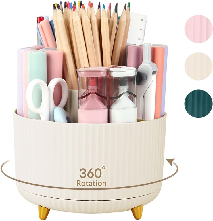 SKYDUE Rotating Pen Organizer