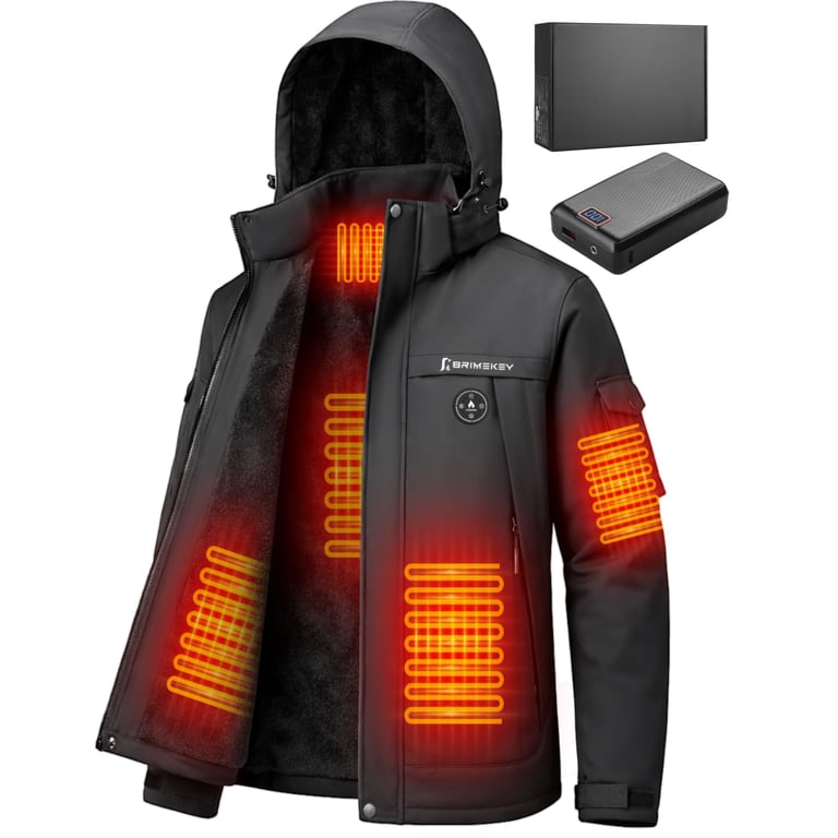Brimekey Men's Heated Jacket