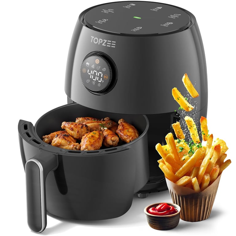 Topzee 2.1 Qt Mini Digital Air Fryer