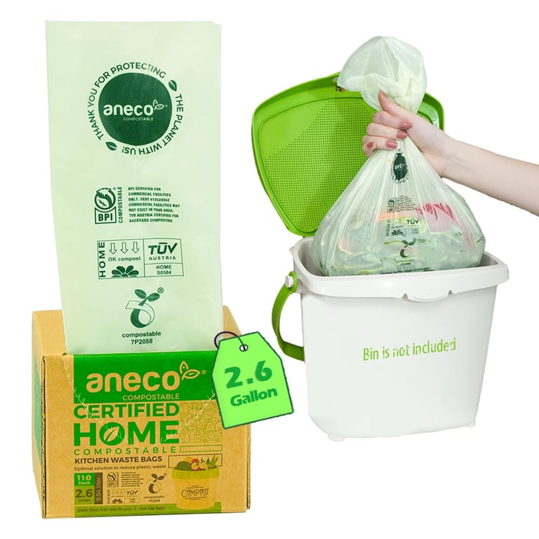ANECO Compostable Kitchen Bags