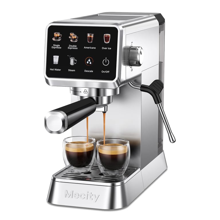 Mecity 20-Bar Touchscreen Espresso Machine