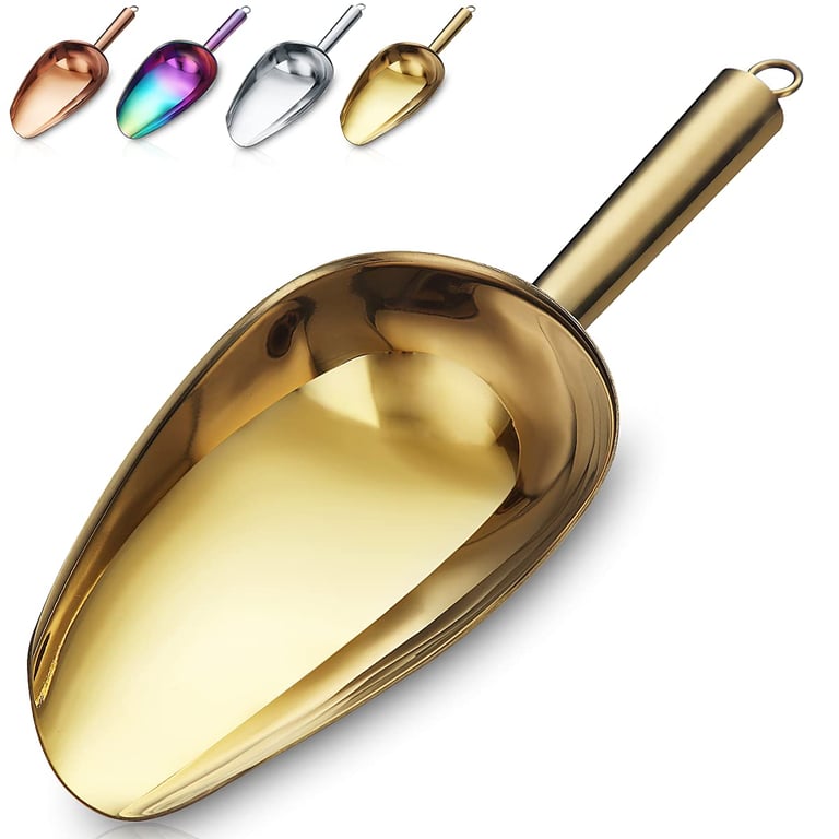 HOMQUEN Gold Stainless Ice Scoop