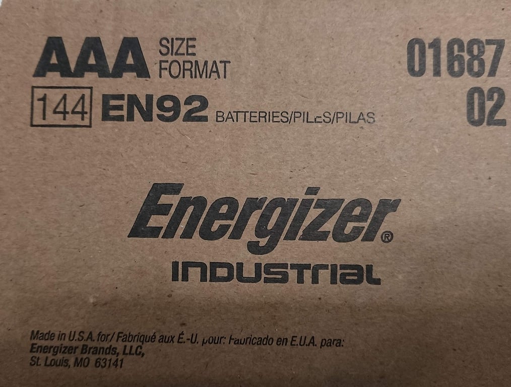 Energizer AAA Industrial Battery