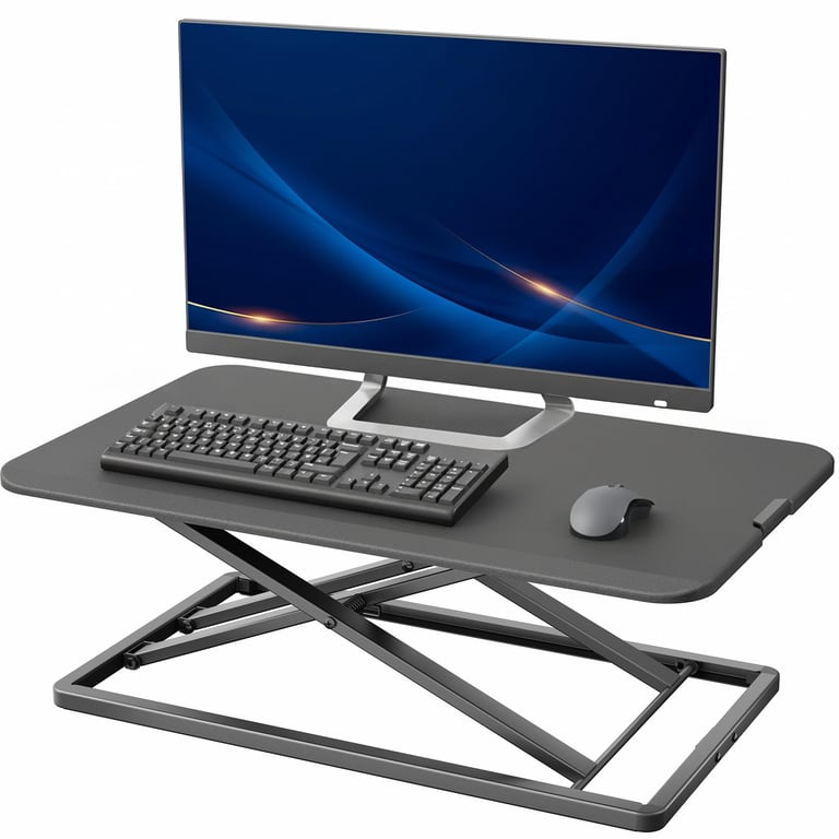 VIVO Black Standing Desk Converter