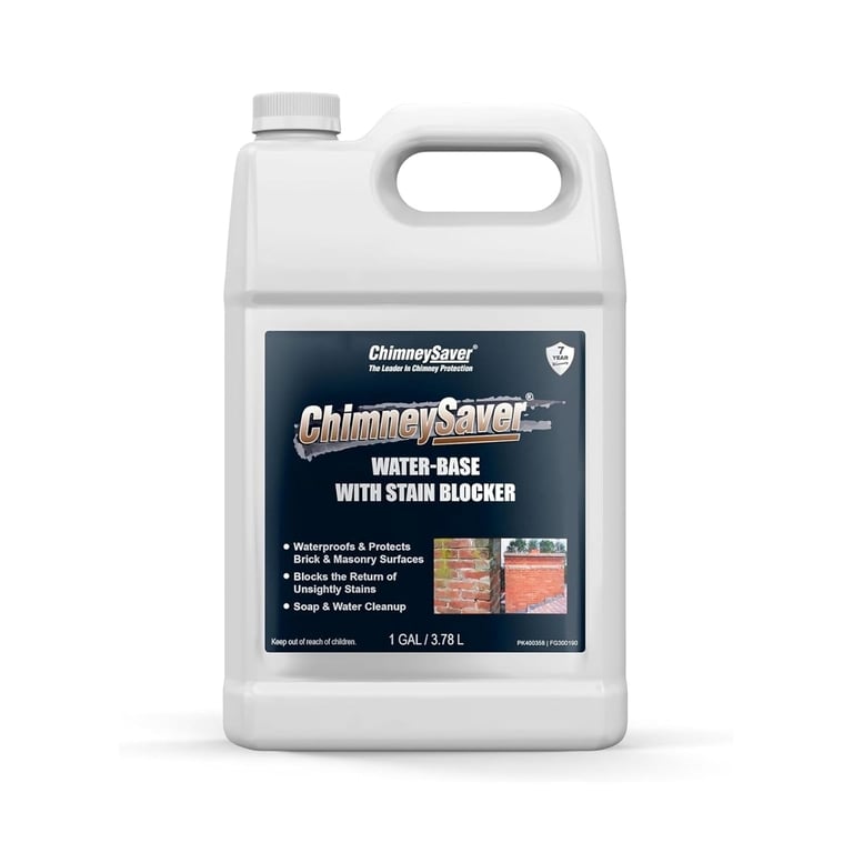 ChimneySaver Water-Base Water Repellent with Stain Blocker - Masonry Protection - 1 Gallon