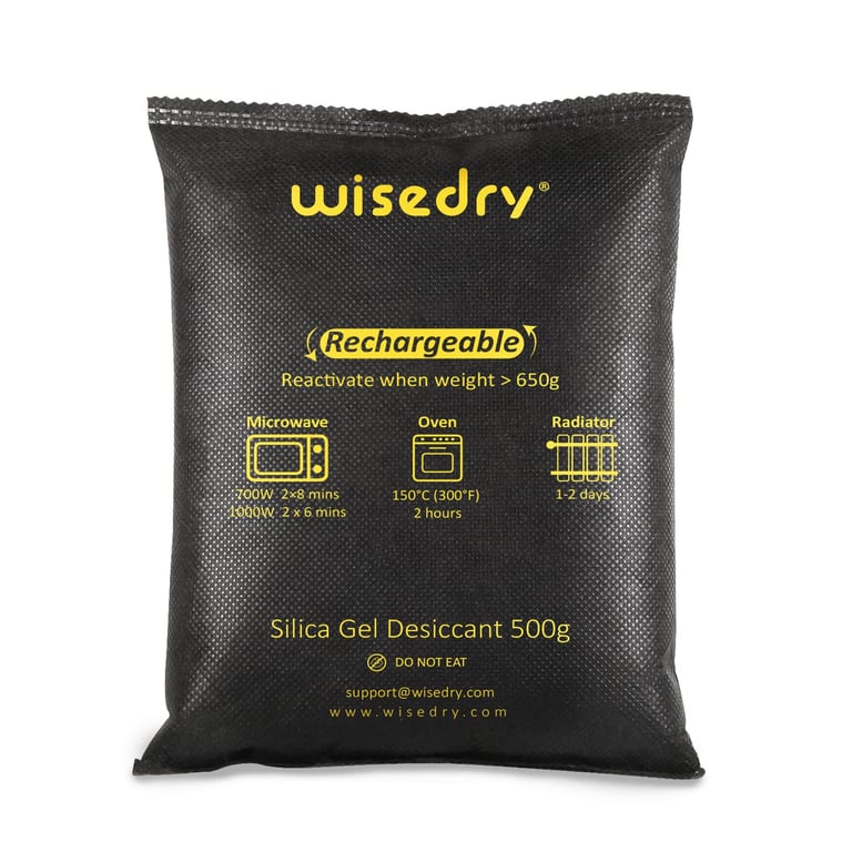 wisedry Rechargeable Silica Gel Dehumidifier