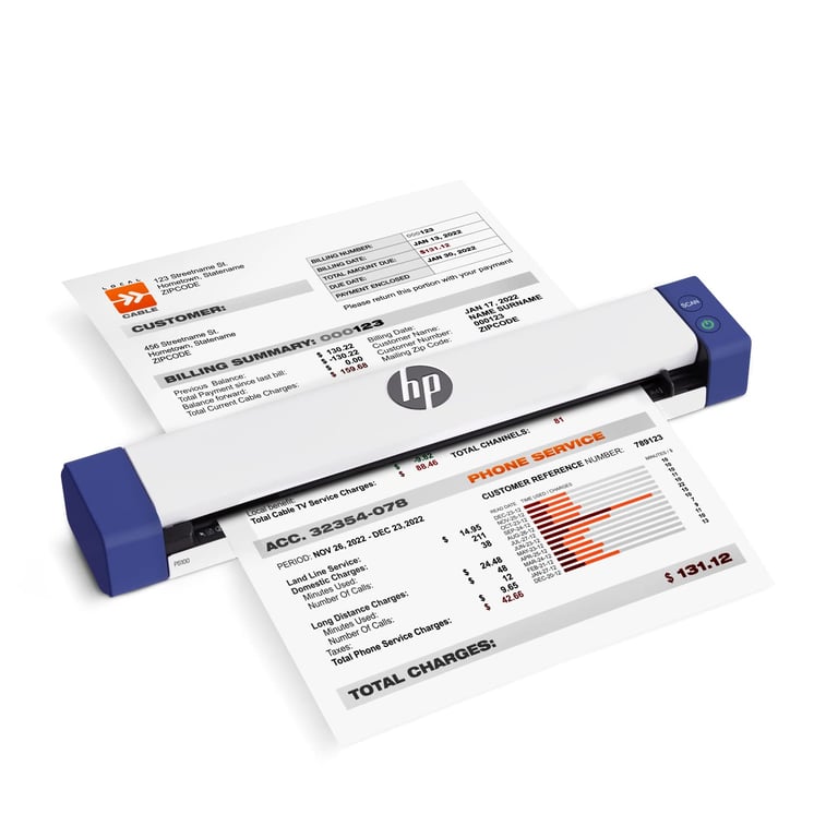 HP Portable USB Document Scanner