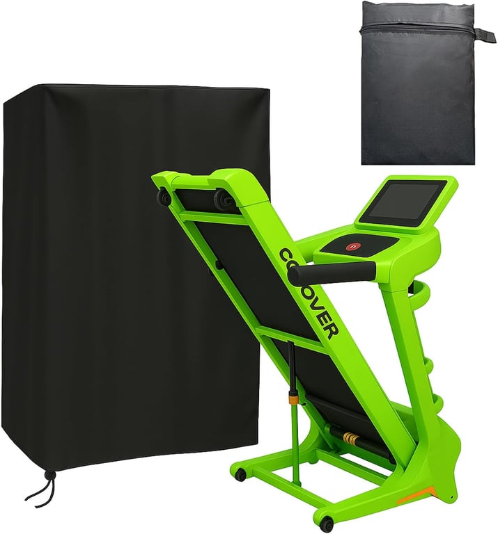 Treadmill Cover, Dustproof UV Protection Running Machine Cover, Exercise Workout Equipment Protective with Drawstring for Home Fitness Equipment Treadmill Indoor & Outdoor