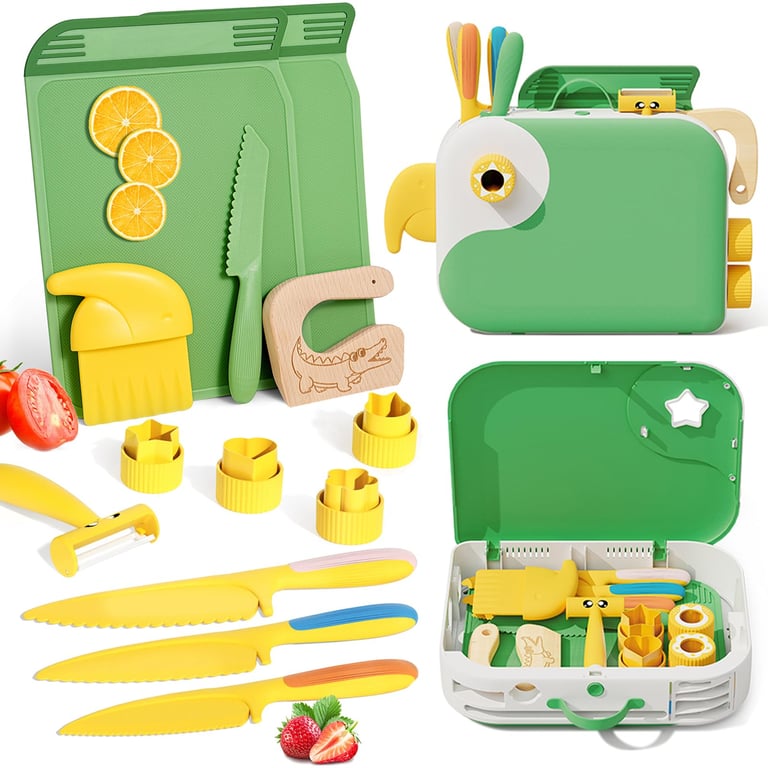 Lullulii Kids Montessori Kitchen Knife Set