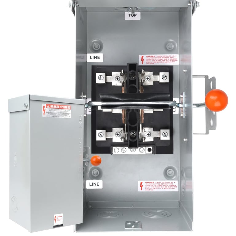 MUJURUR 100A Manual Transfer Switch
