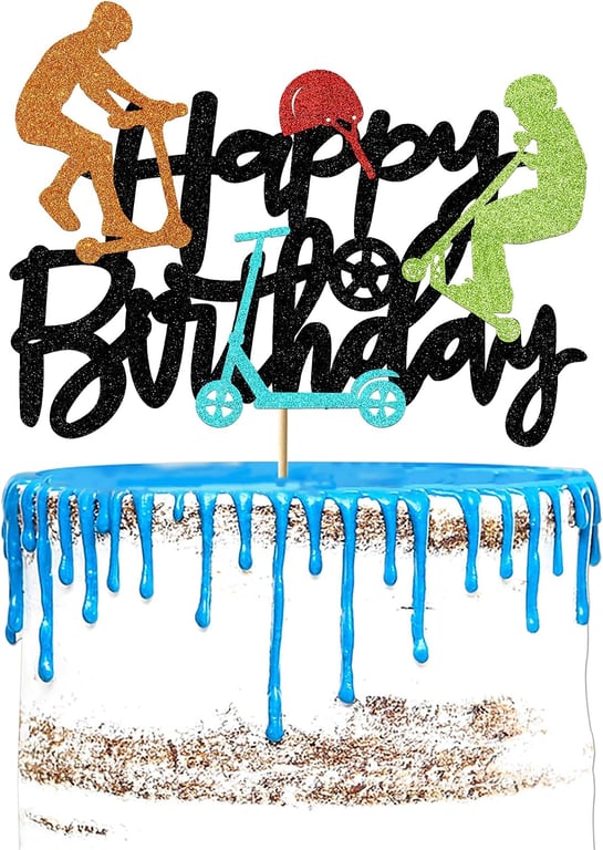 Scooter Cake Topper
