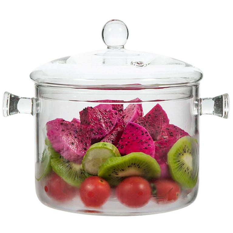 NVLIKNA Glass Cooking Pot