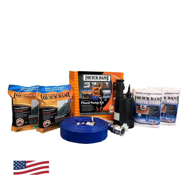 Quick Dam Emergency Flood Pump Kit