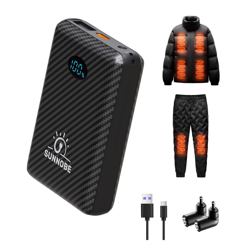 SUNNOBE Heated Vest Power Bank