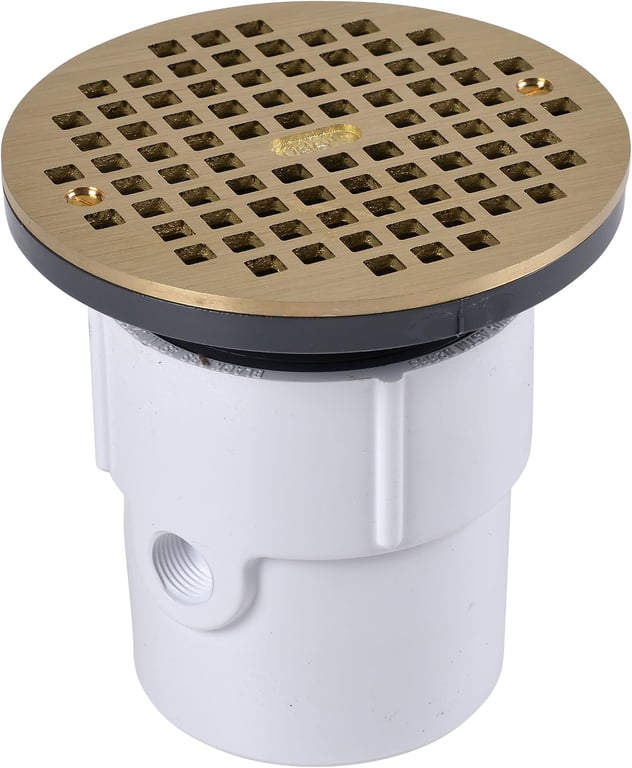 Oatey PVC Floor Drain with Grate