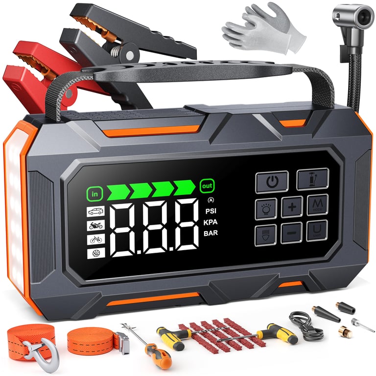 TREKURE Jump Starter & Tire Inflator