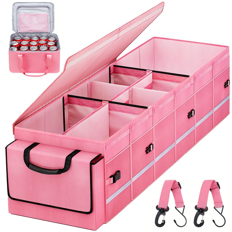 GDNasist Trunk Organizer with Cooler Bag