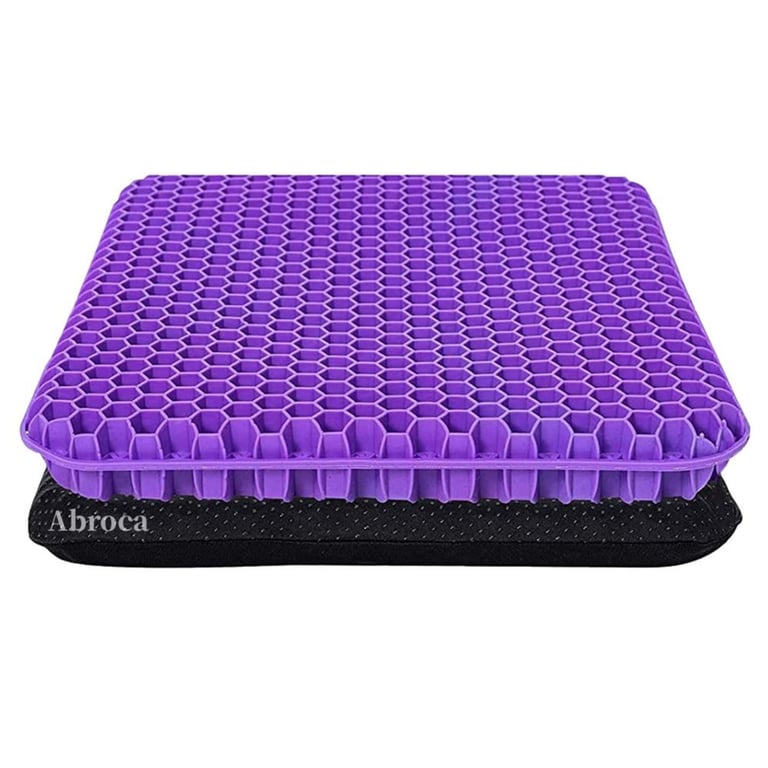 Abroca Double‑Thick Cooling Gel Seat Cushion